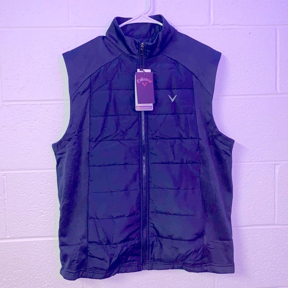Callaway Navy Zip-Up Vest
